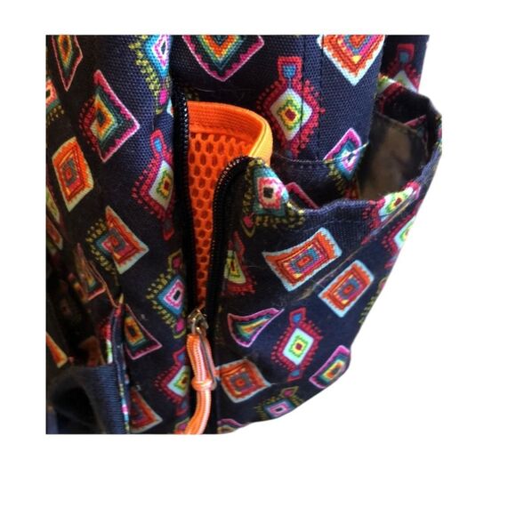 Vera Bradley Lighten Up Backpack Grand Navy Medallion New - Picture 6 of 12